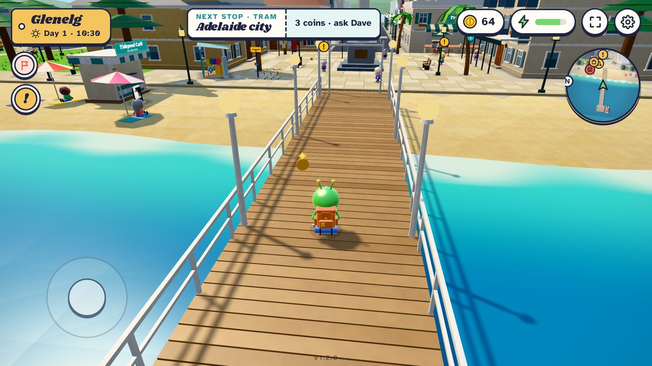 Glenelg's jetty and Moseley Square